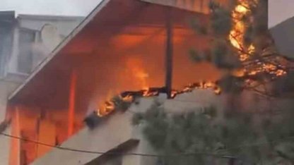 Bursa’da yangında daire alev topuna döndü