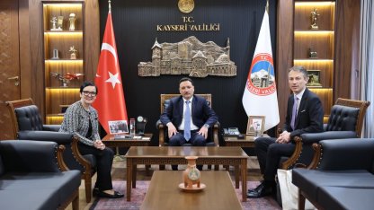 Büyükelçi Gabriele Juen’den Vali Çiçek’e ziyaret