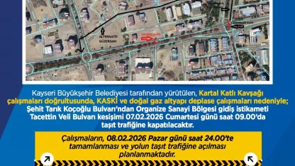 Büyükşehirden sürücülere yol uyarısı