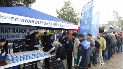 Büyükşehir’den vatandaşlara kandil helvası