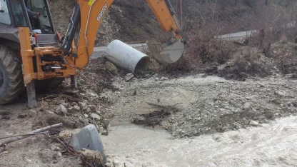Çameli Belediyesi yoğun yağışın ardından 7/24 teyakkuzda