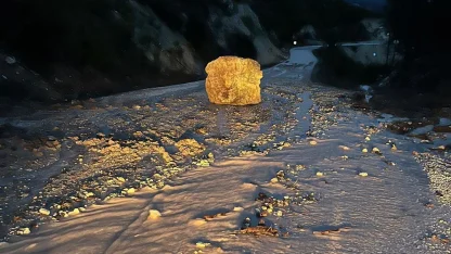 Çameli’nde sel ve heyelana karşı yoğun mesai