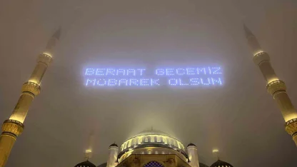 Çamlıca Camii’nde Berat Kandili dualarla idrak edildi