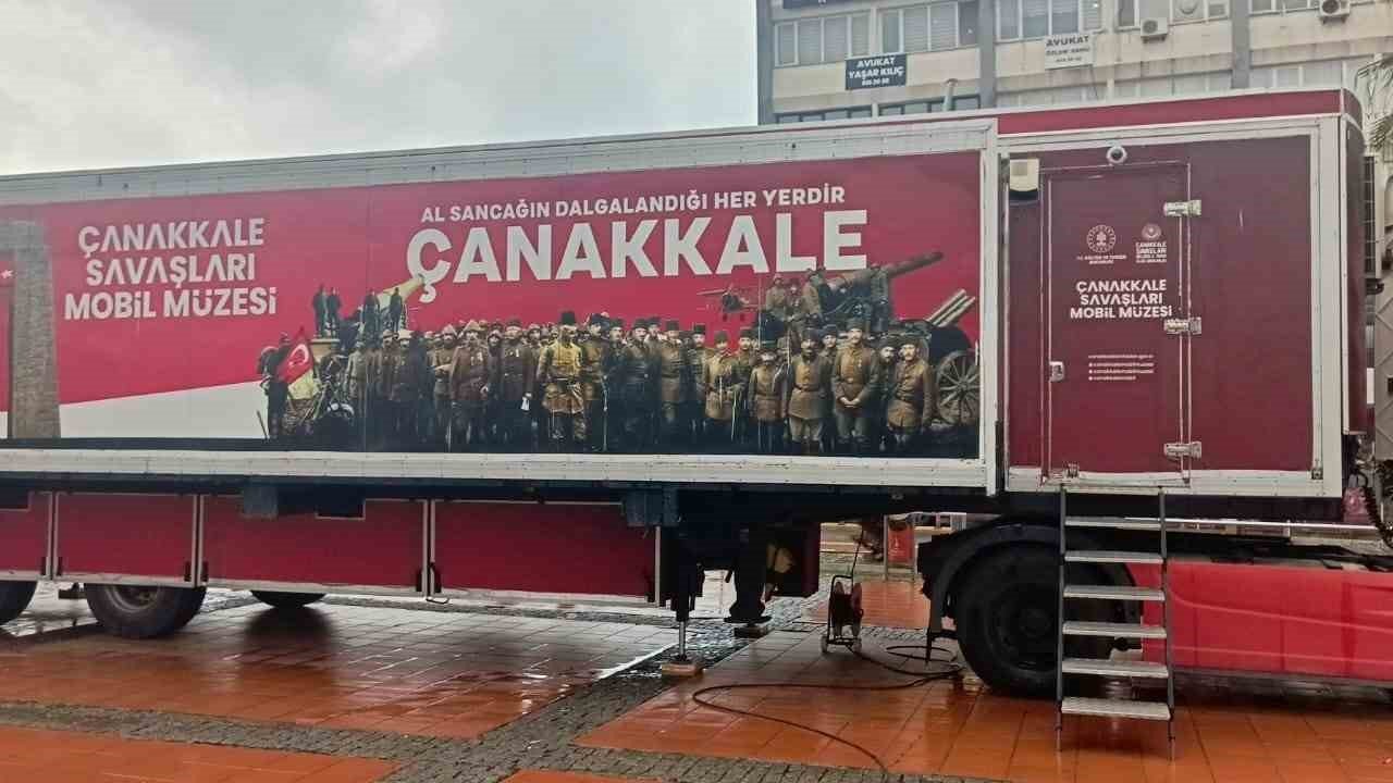 Çanakkale Savaşları Mobil Müzesi Aliağa’da
