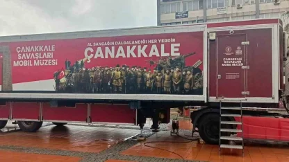 Çanakkale Savaşları Mobil Müzesi Aliağa’da