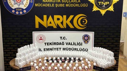 Çorlu’da 2 ’torbacı’ tutuklandı, 26 bin 730 sentetik ecza ele geçirildi