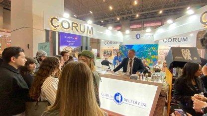 Çorum’un gastronomi zenginliği uluslararası fuarda tanıtıldı