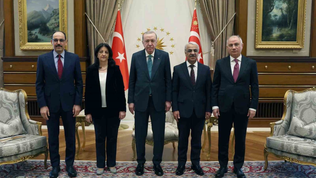 Cumhurbaşkanı Erdoğan DEM Parti heyetini kabul etti