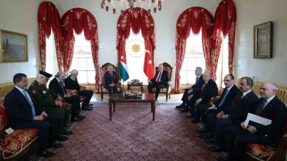 Cumhurbaşkanı Erdoğan, Ürdün Kralı 2. Abdullah ile bir araya geldi