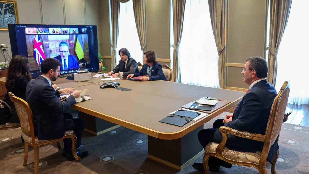 Cumhurbaşkanı Yardımcısı Yılmaz: "Kalıcı ve adil bir barış için her türlü çabaya katkı vermeyi sürdüreceğiz"