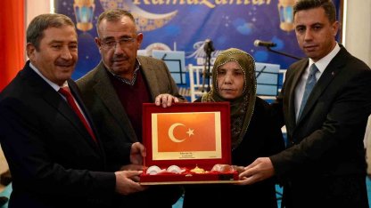 Darende’de şehit aileleri ve gaziler onuruna iftar