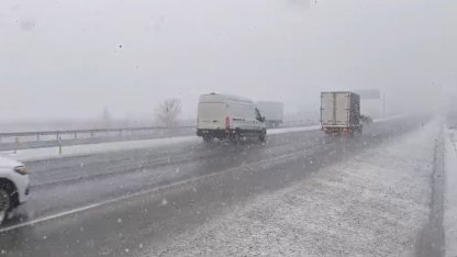 Denizli’nin yüksek kesimlerinde kar yağışı etkili oluyor