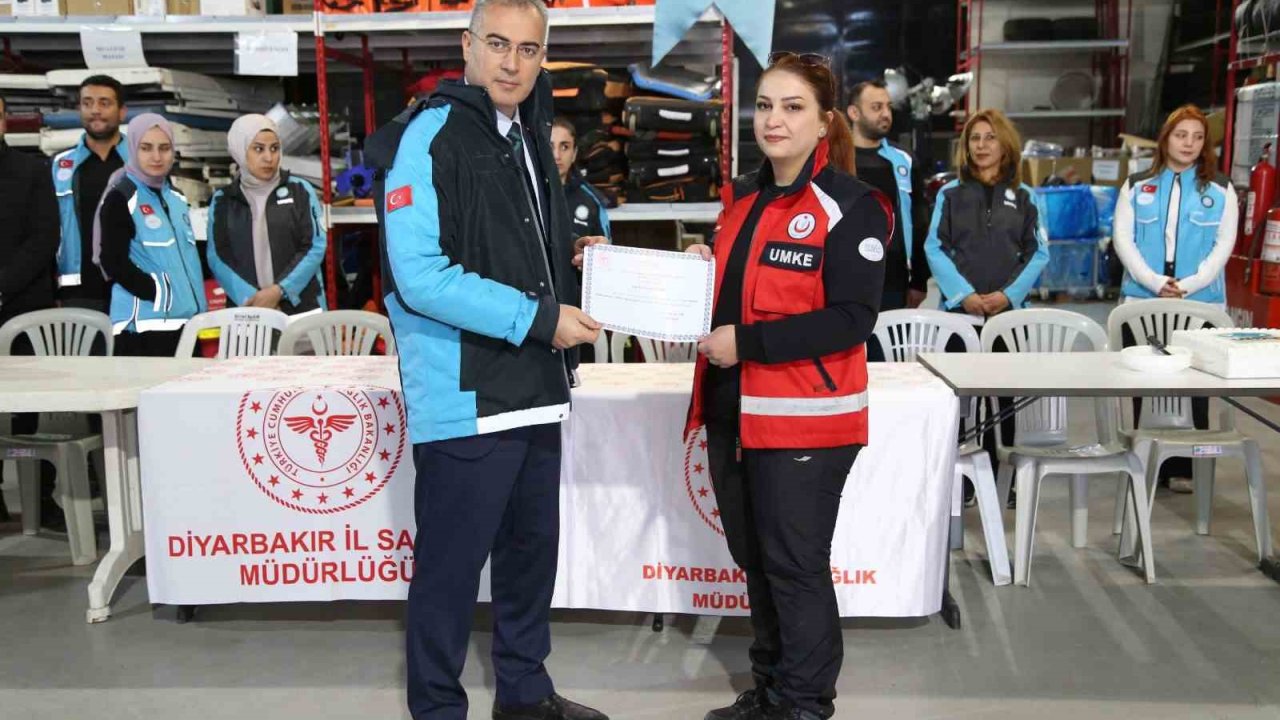 Diyarbakır’da UMKE personel sayısı 623’e yükseldi