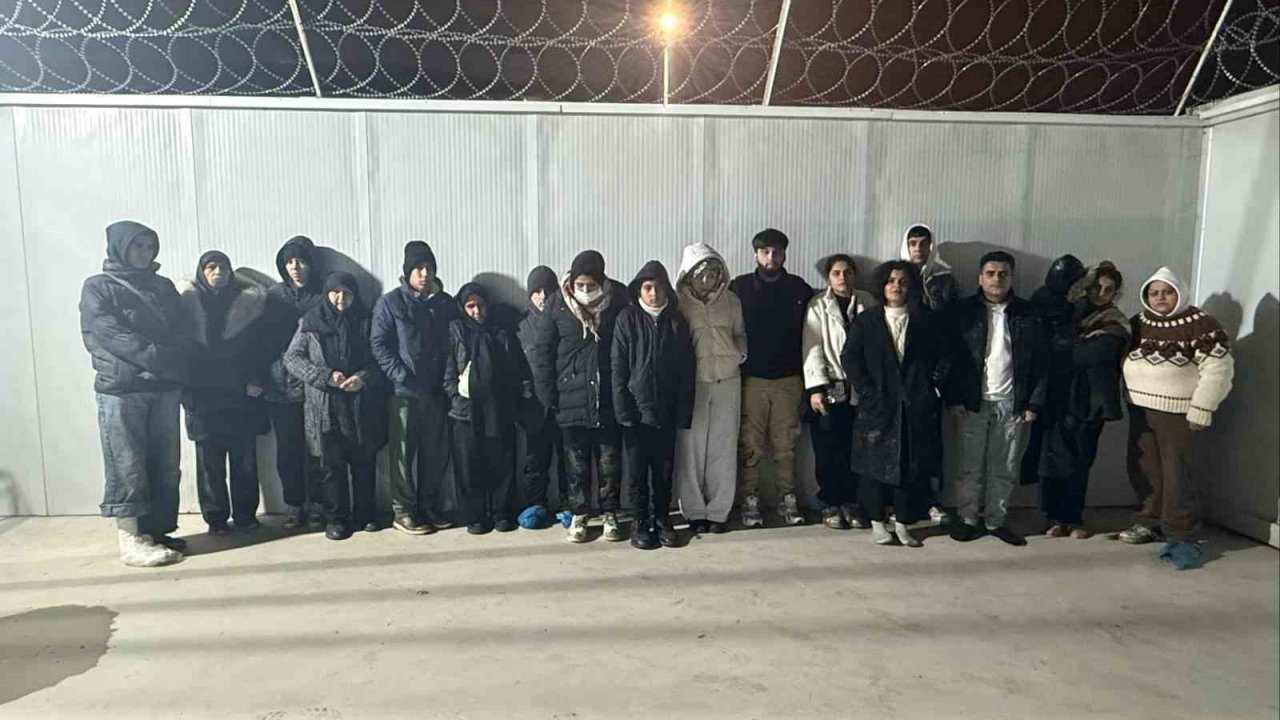 Edirne’de 18 düzensiz göçmen yakalandı