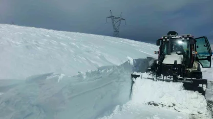 Elazığda kapalı köy yolları ulaşıma açıldı