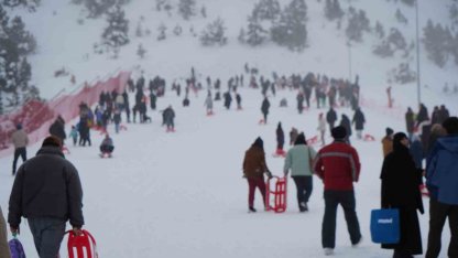 Ergan Kayak Merkezi sömestirin son gününde doldu taştı