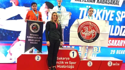 Eskişehirli sporcu Türkiye şampiyonluğu kürsüsünde