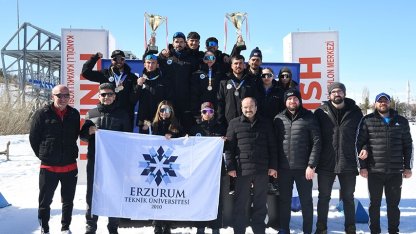 ETÜ kayaklı koşuda Türkiye şampiyonu oldu