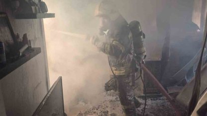 Fethiye’de ev yangını