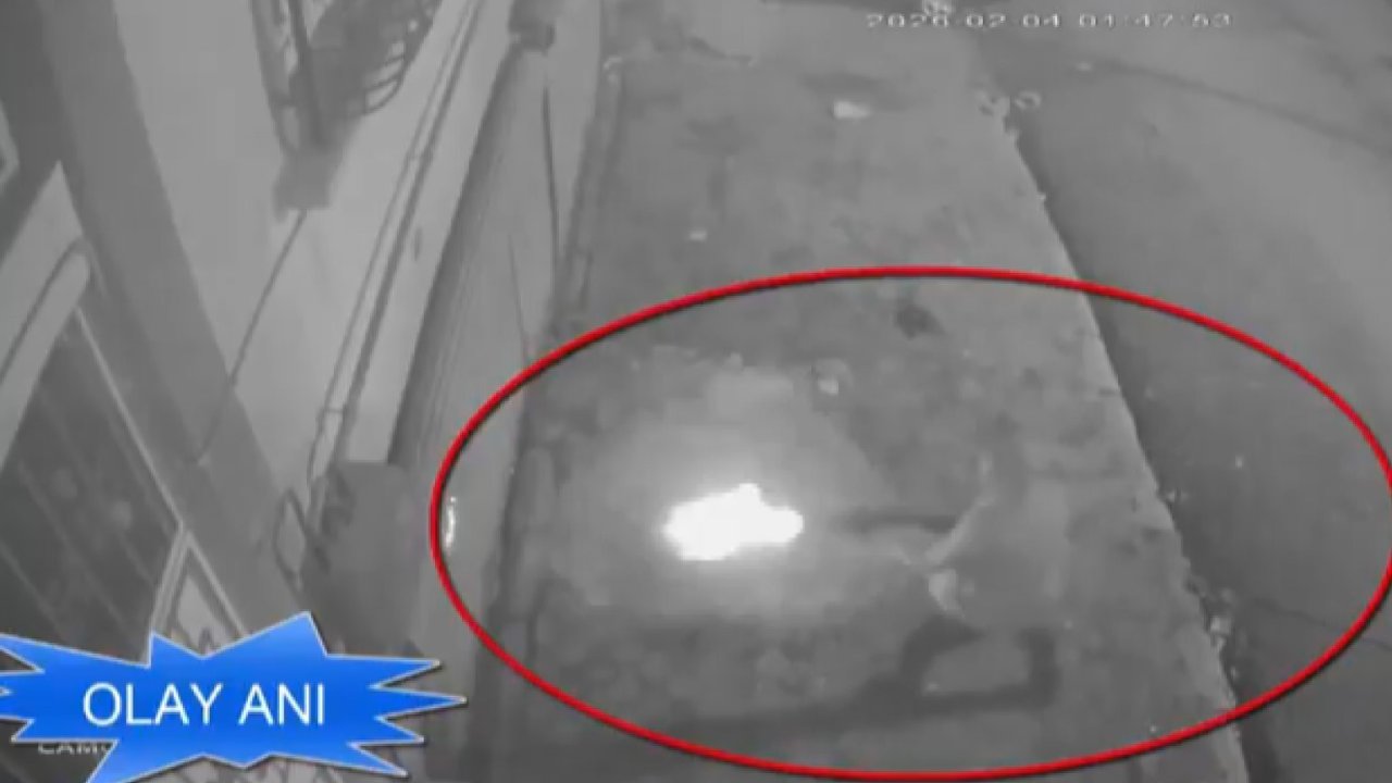 Garaja pompalı tüfekle ateş eden 2 şahıs tutuklandı: O anlar kamerada