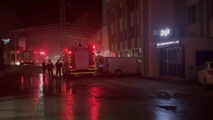 Gaziantep’te makarna fabrikasında yangın