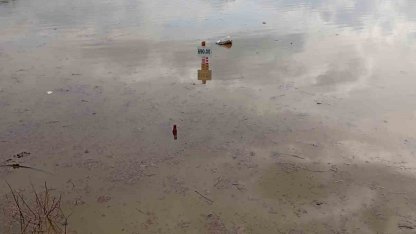 Göletler son yağışlarla doldu