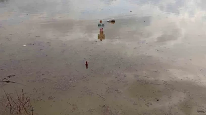 Göletler son yağışlarla doldu