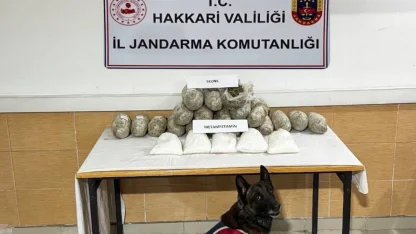 Hakkari’de 22 kilo uyuşturucu ele geçirildi