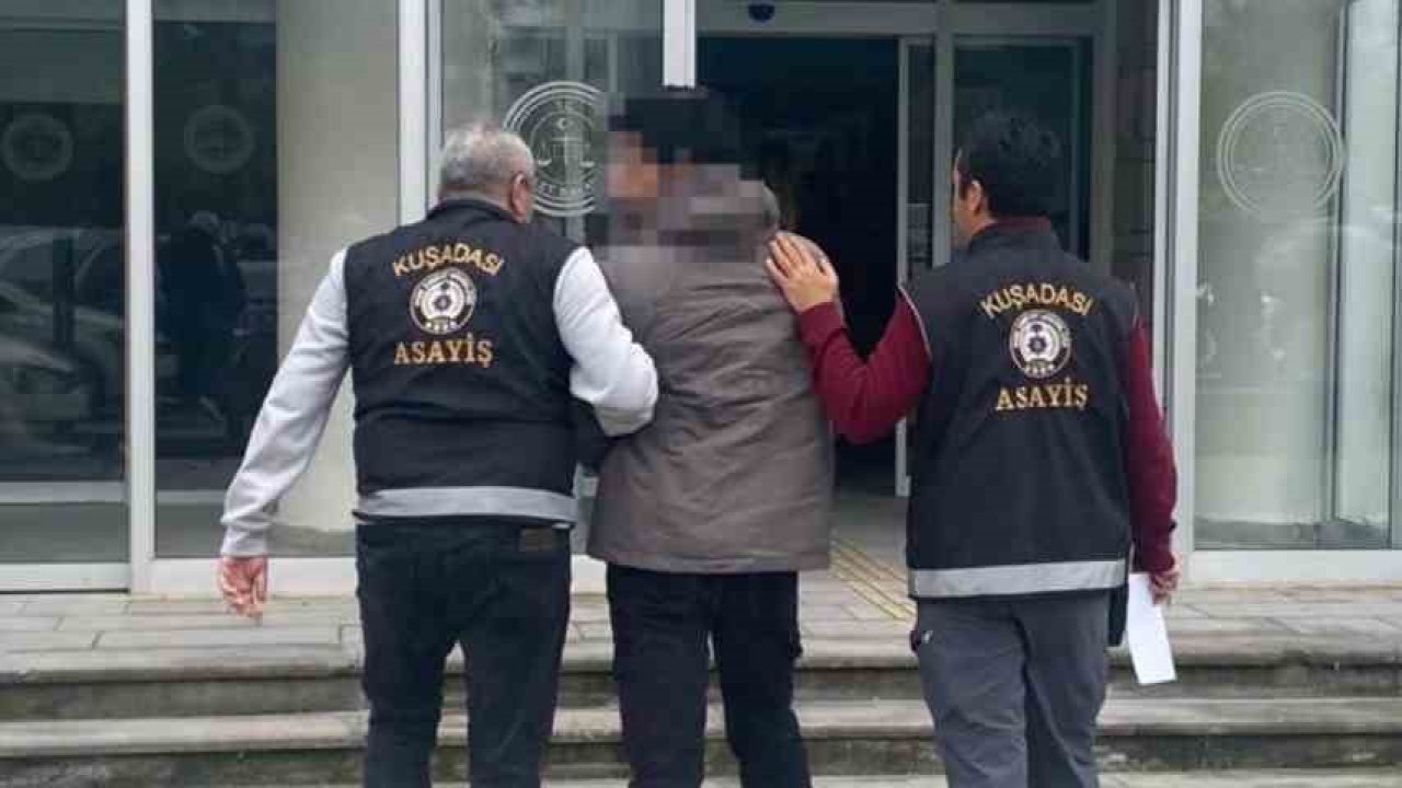 Hırsızlık suçundan aranan şahıs Kuşadası’nda yakalandı