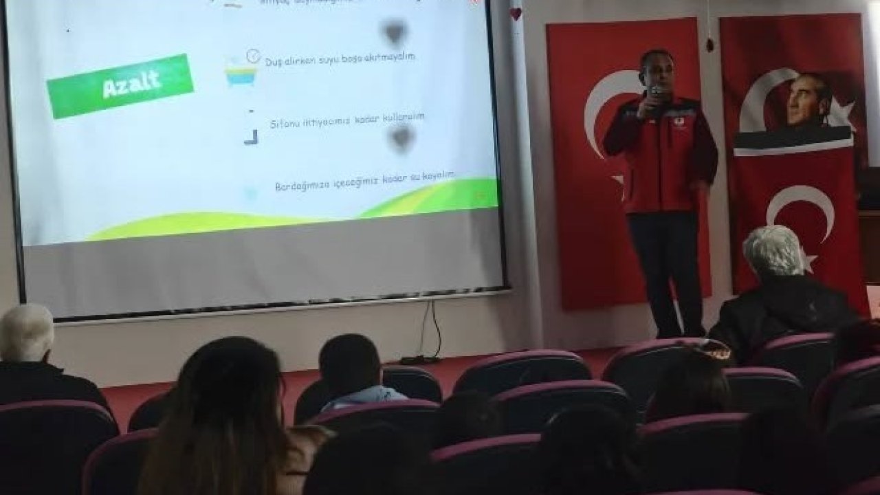 İncirliova’da çocuklara su verimliliği anlatıldı