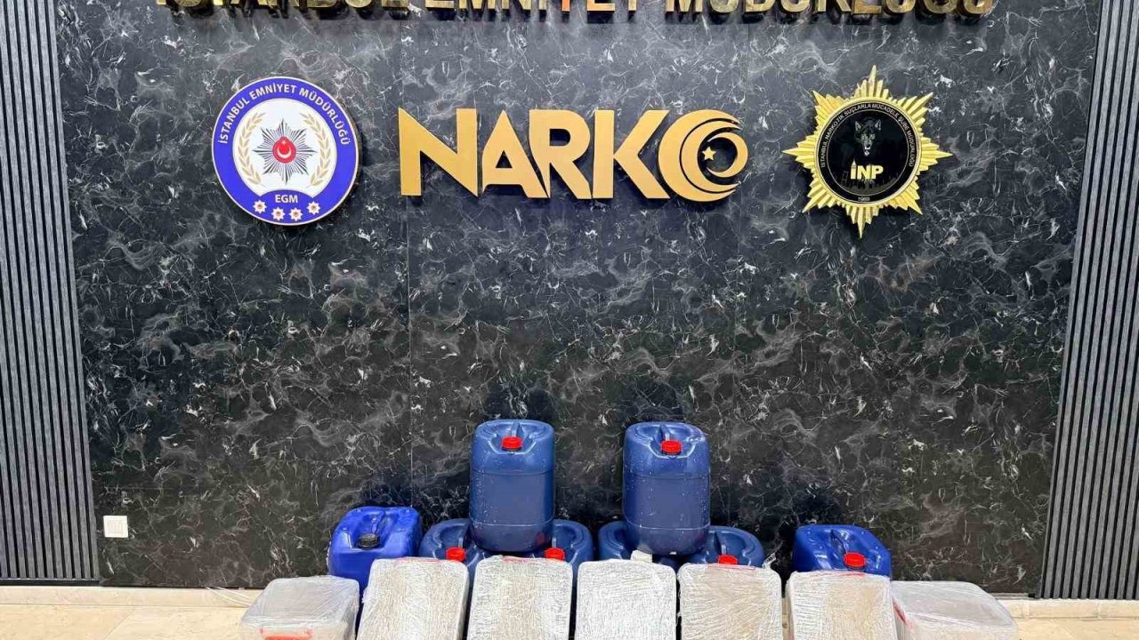 İstanbul’da uyuşturucu operasyonu: 284 kilo 850 gram uyuşturucu madde ele geçirildi