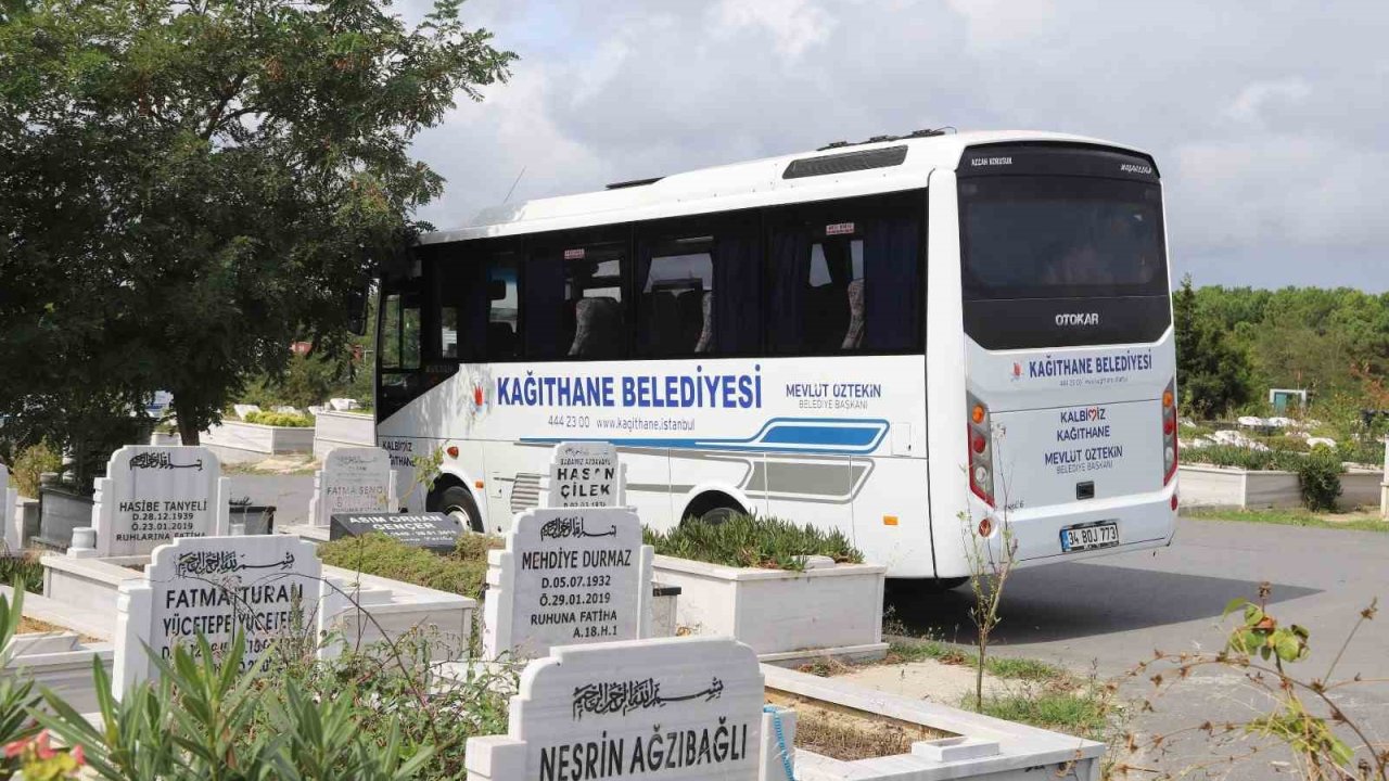 Kağıthane Belediyesinden mezarlık ziyaretlerine düzenli servis