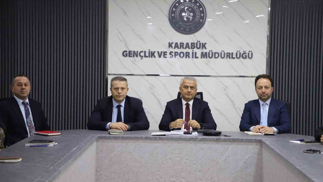 Karabük’te gençlik ve spor çalışmaları masaya yatırıldı