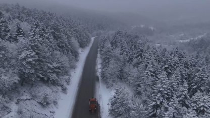Karabük’ün yüksek kesimleri yeniden beyaza büründü