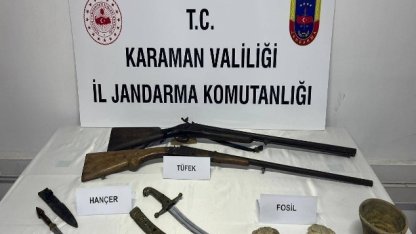 Karaman’da tarihi eser operasyonu: 6 tutuklama