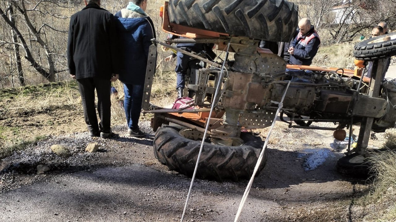 Karaman’da traktör kazası: 1 ölü, 1 yaralı