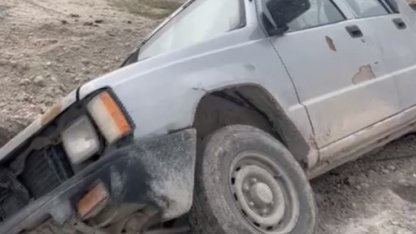 Karapınar’da pikap çukura düştü: 1 yaralı