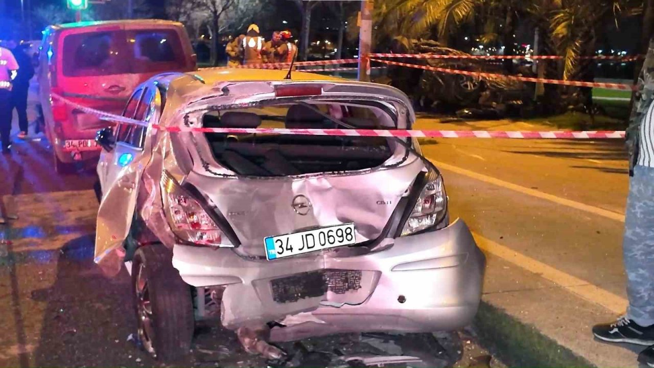 Kartal’da aşırı hız faciaya neden oldu: 2 ağır yaralı