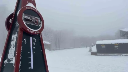 Kartepe’de kar yeniden etkisini gösterdi