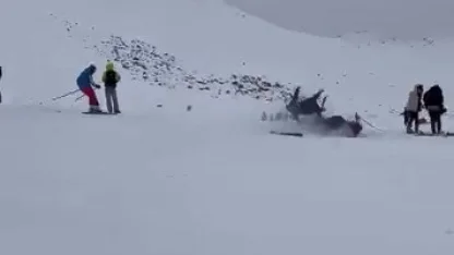 Kayak merkezinde kaza: 6 yaralı