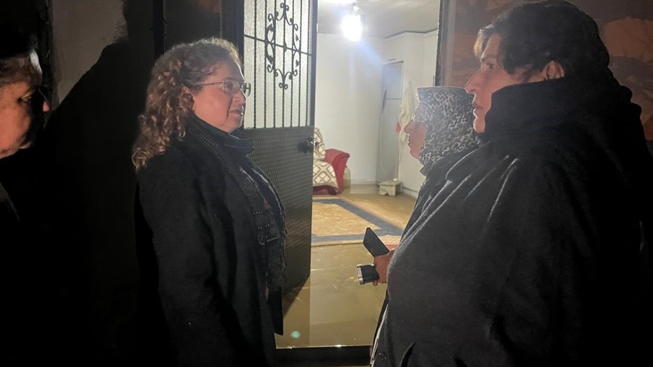 Kaymakam Doğru yağış sonrası vatandaşların yanında