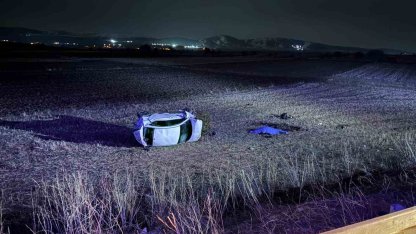 Kayseri’de otomobil şarampole yuvarlandı: 1 ölü, 1’i ağır 4 yaralı