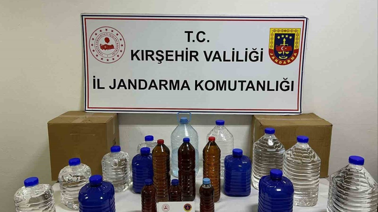 Kırşehir’de kaçak alkol operasyonu