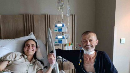 Kızının karaciğeri ile hayata tutundu