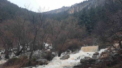 Konya’da Aygırdibi kaynağı erken coştu