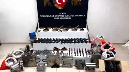Konya’da yasa dışı silah operasyonu