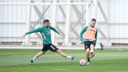 Konyaspor, Corendon Alanyaspor maçı hazırlıklarını sürdürdü