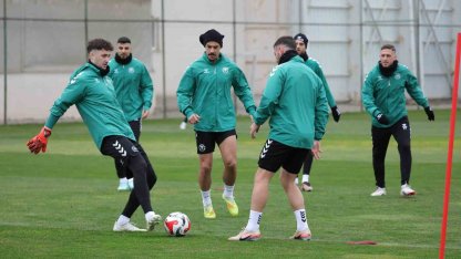 Konyaspor, Corendon Alanyaspor maçı hazırlıklarını tamamladı