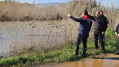 Köşk’te su altında kalan ve zarar gören ekili tarım alanları tespit edildi