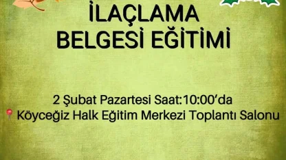 Köyceğiz’de üretici eğitimleri devam ediyor